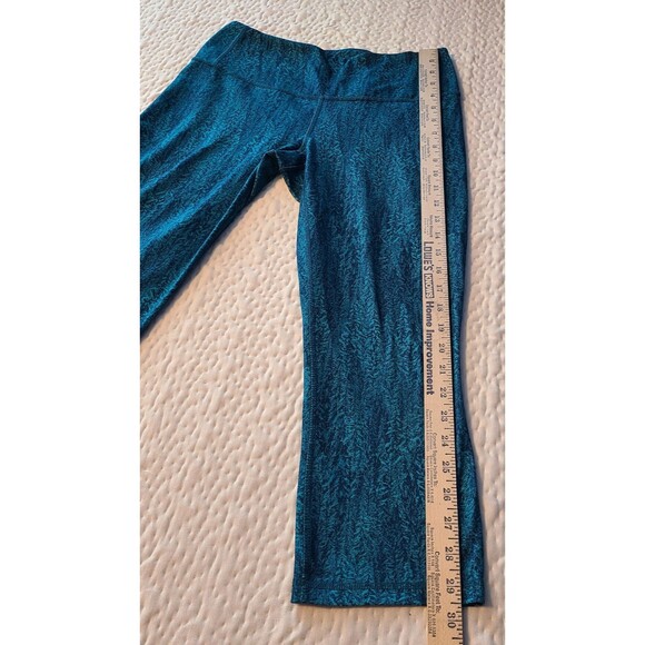 Patagonia Blue Heathered Womens M Crop Leggings Athleisure Yoga Exercise 21915 - Picture 16 of 16